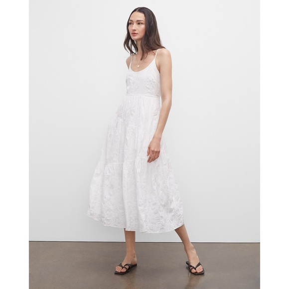 Club Monaco travelling tiers midi dress 4 - Picture 1 of 11